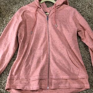 Hooded zip-up jacket